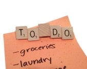 Scrabble Magnet - Organization - "To Do"