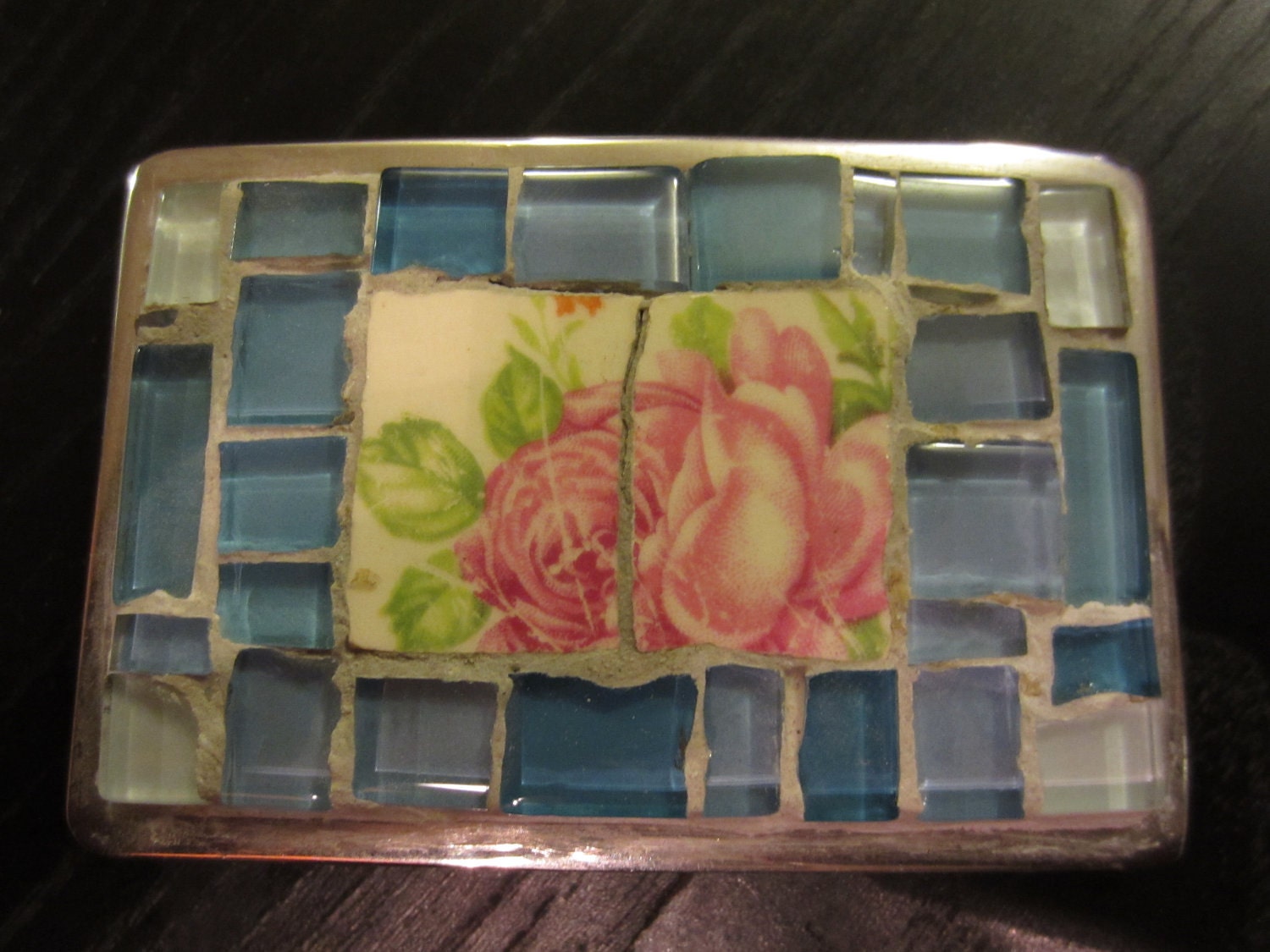 Paradise Island Mosaic Belt Buckle