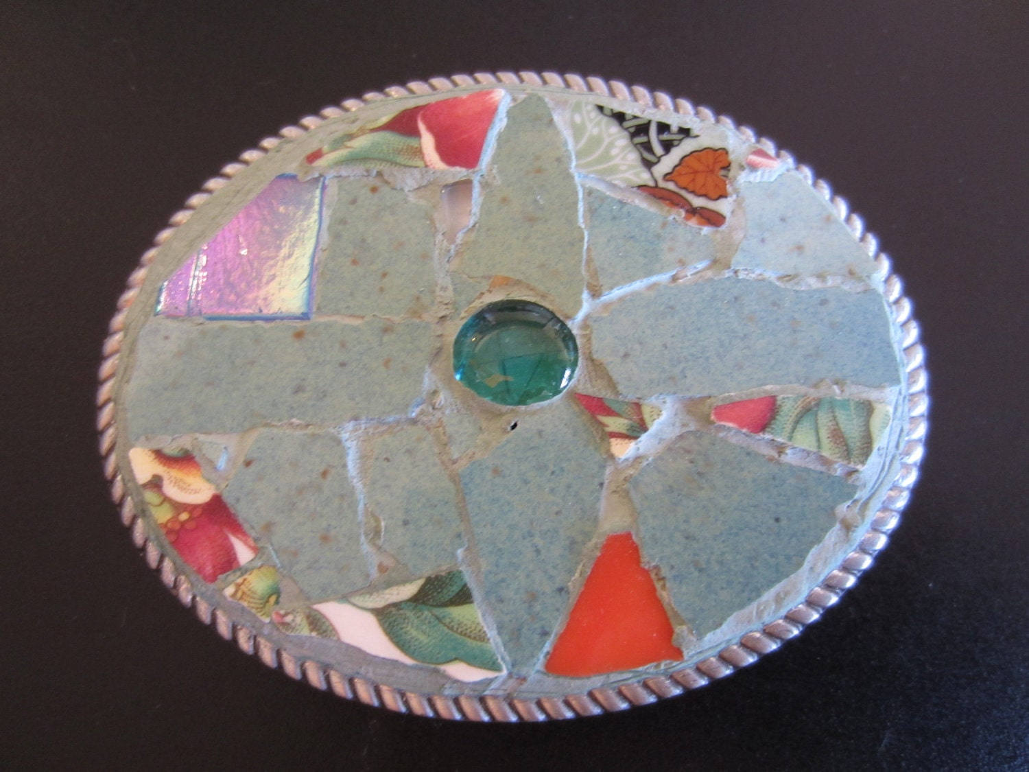 Eye On You Mosaic Belt Buckle