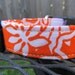 Fabric Collar MADE TO ORDER Orange Beach Florals - Adjustable Dog Collar