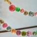 Colorful Paper Flower Garland Shower garland Wedding Flower Garland