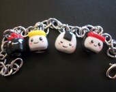 Kawaii Sushi Charm Bracelet