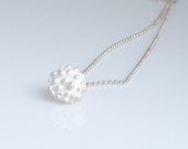 Silver necklace with pendant