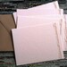Stationery Set of 5 SEWN lace Note cards w/envelopes