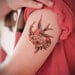 Mother Swallow Traditional Temporary Tattoo