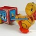 SALE Vintage Wood Duck Pull Toy - 50s Fisher Price Musical Duck No. 795 - Childrens, Toy Collectors Gift