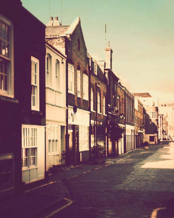 London photograph, fine art travel photography, 8x10 England urban city photo, vintage pastel colors, UK home decor, retro print