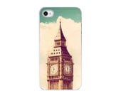 London iphone 4 4s case Big Ben gadget cell phone accessory cover geekery chic vintage fine art photograph England