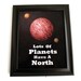 Doctor Who Print, Lots of Planets Have A North, Gallifrey, Original Digital Art, 8x10