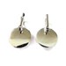 Union Jack Earrings, London Olympic Lever Back Earrings, British Flag Jewelry, Silver Tone