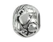 Mother Mom And Baby Sterling Silver Charm Bead for European Charm Bead Bracelets Fits Most Brands