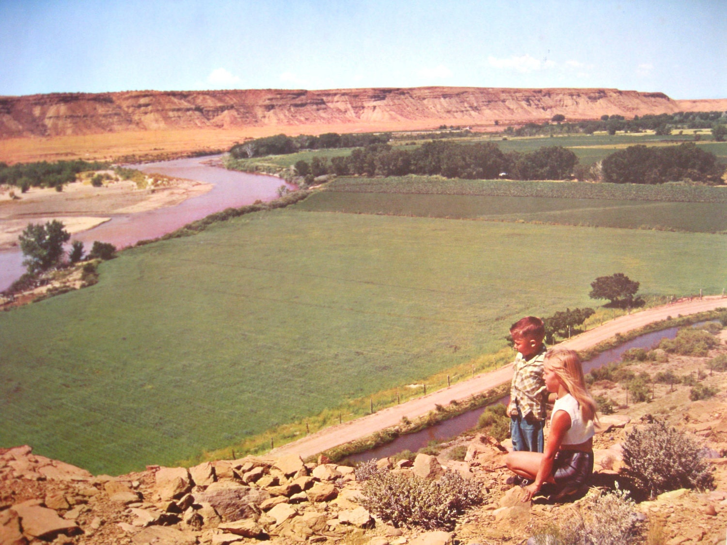Vintage Poster Print Historic Nature and Agriculture Advertisement (New Mexico) SHIPPING INCLUDED