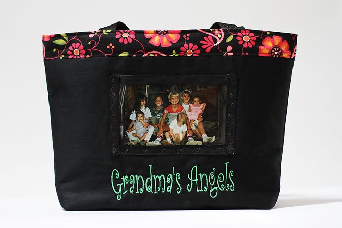 Monogrammed Tote Brag Bag