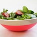 Wooden Salad Bowl, 7" Neon PINK