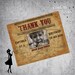 Thank You Card / Photo Card - LITTLE OUTLAW (BOY)