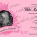 Baby Shower Invitation / Ultrasound Photo Card - PRINCESS IN PROGRESS Printable