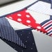 Fourth of July Patriotic Bunting Banner in Red White and Blue
