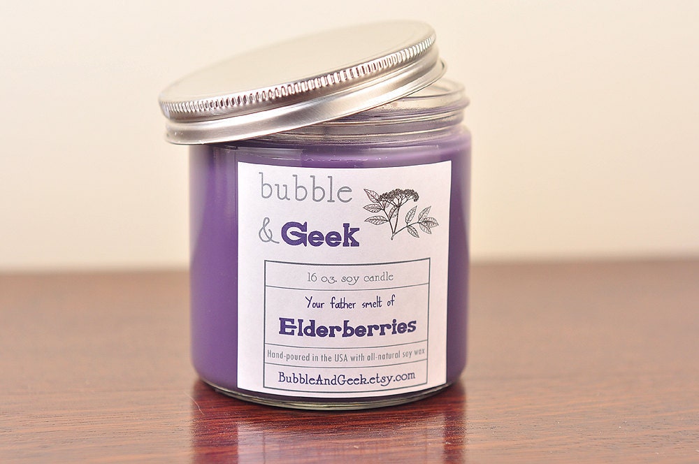 Your Father Smelt of Elderberries Soy Candle -16 oz. jar