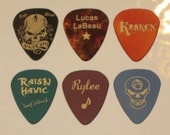 One (1) Brand New Custom Personalized Engraved Guitar Pick from Enhanced Acrylic Plastic