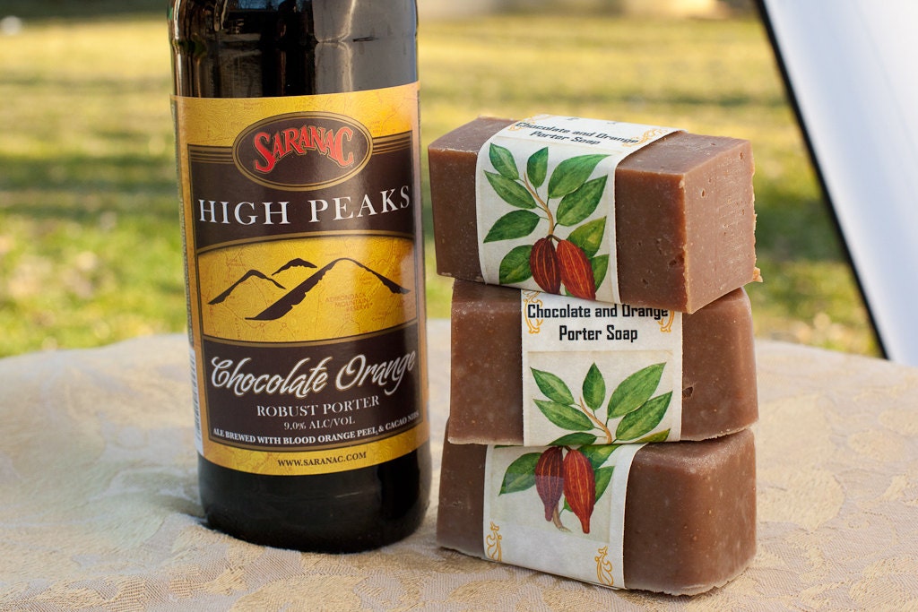 Chocolate  Orange Porter Soap