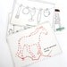 Illustrated postcards set of 4, printed on recycled paper