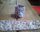 Kowgirl HandCuffz (white with flowers)