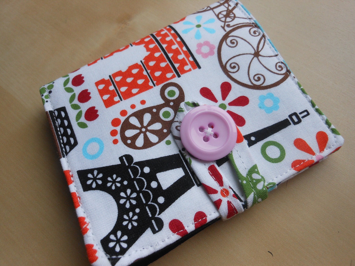 Basic Bifold Wallet - Whimsical Paris Print