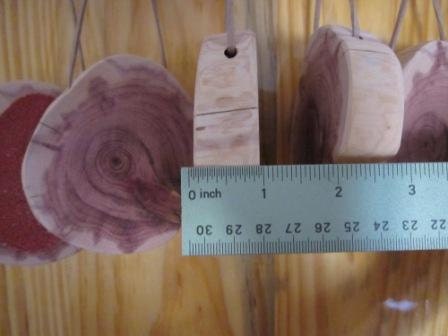 Better than sachets. :) Aromatic Cedar closet and drawer rounds.