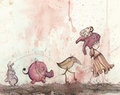 Kiss the Chef - Large Fine Art Print