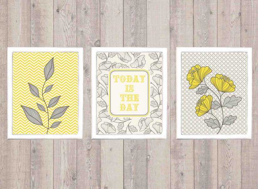 Today is the Day Digital Printable Wall Art Print 8"x10" Set (Jpeg Files) - INSTANT DOWNLOAD - V174