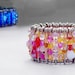 Safety Pin Bracelet - Summer Sunset