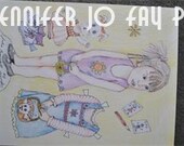 Julia Paper Doll Set