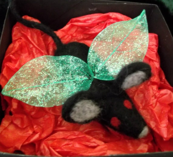 Dark Baby Fairy Mouse/Halloween Decoration