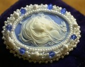 The Sisters Destiny & Fate Beaded Cameo