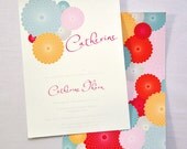 DIY Flower Bridal or Baby Shower Invite