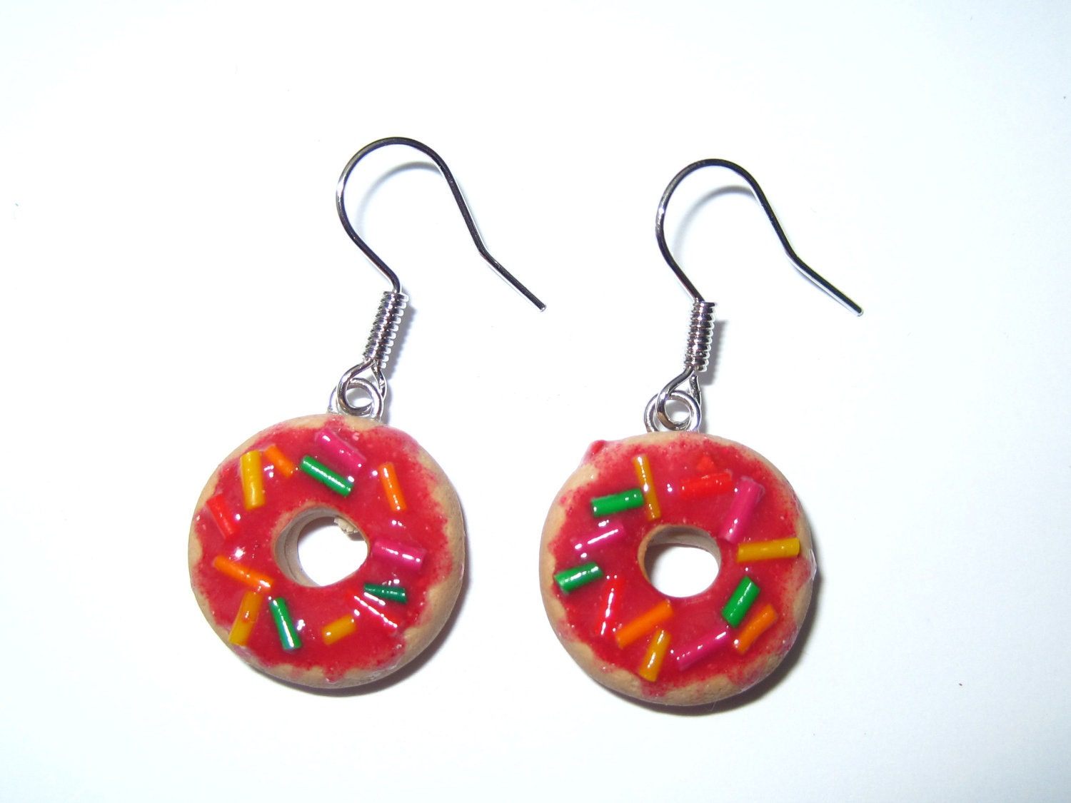 Sweet Donut Earrings (Polymer Clay Jewelry)