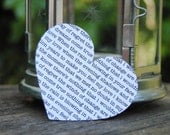 Wedding Guest Book Alternative/ Guest Book/ Custom Guest Book/Personalized Wedding Guest Book/Well Wish Jar/ Lyrics on Hearts (75)