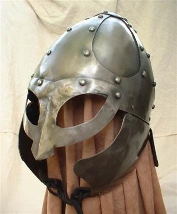 Hand forged Viking helmet / armor