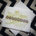 Letterpress Greeting Card - Happy Happy Birthday