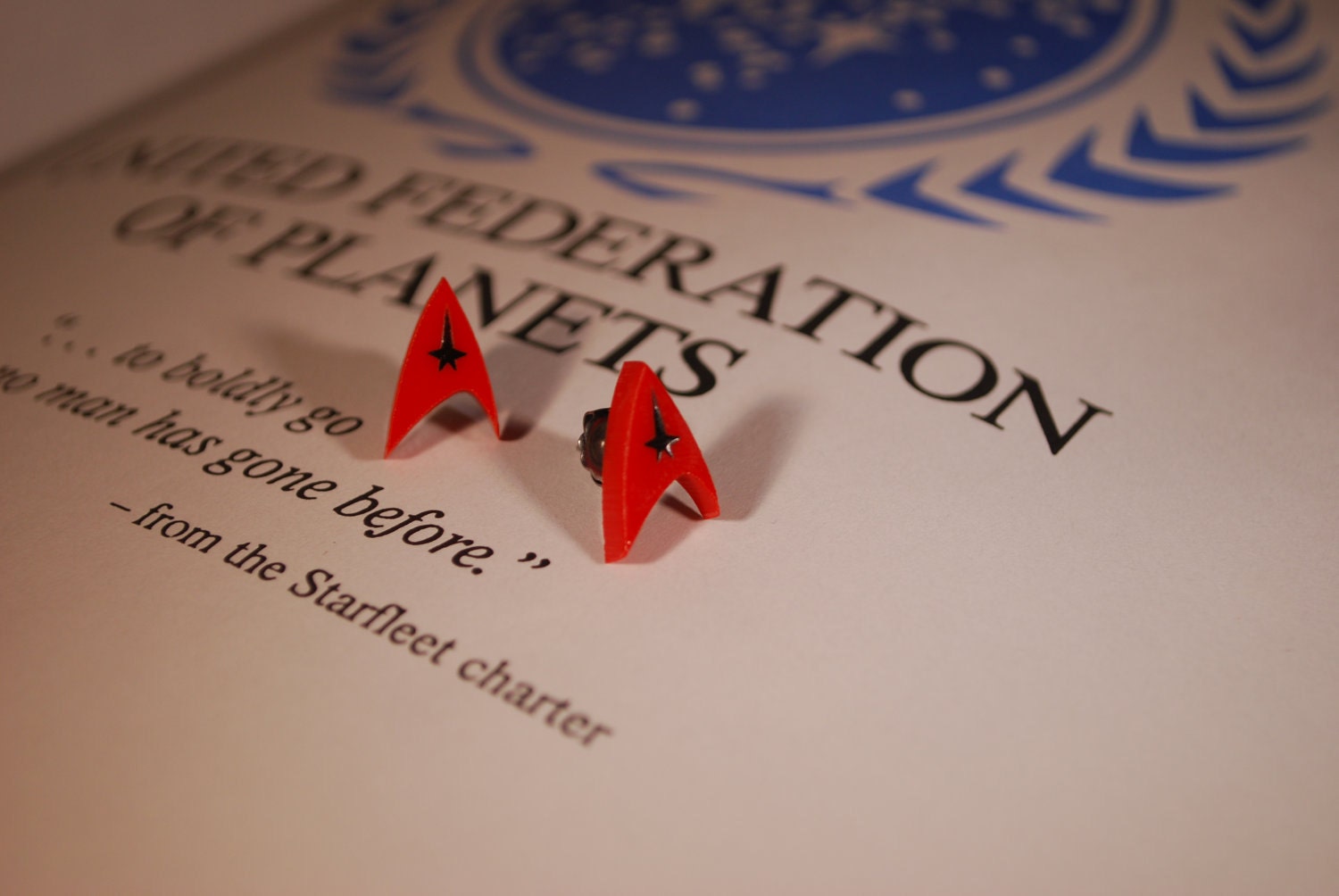 Mini Federation Insignia Stud Earrings
