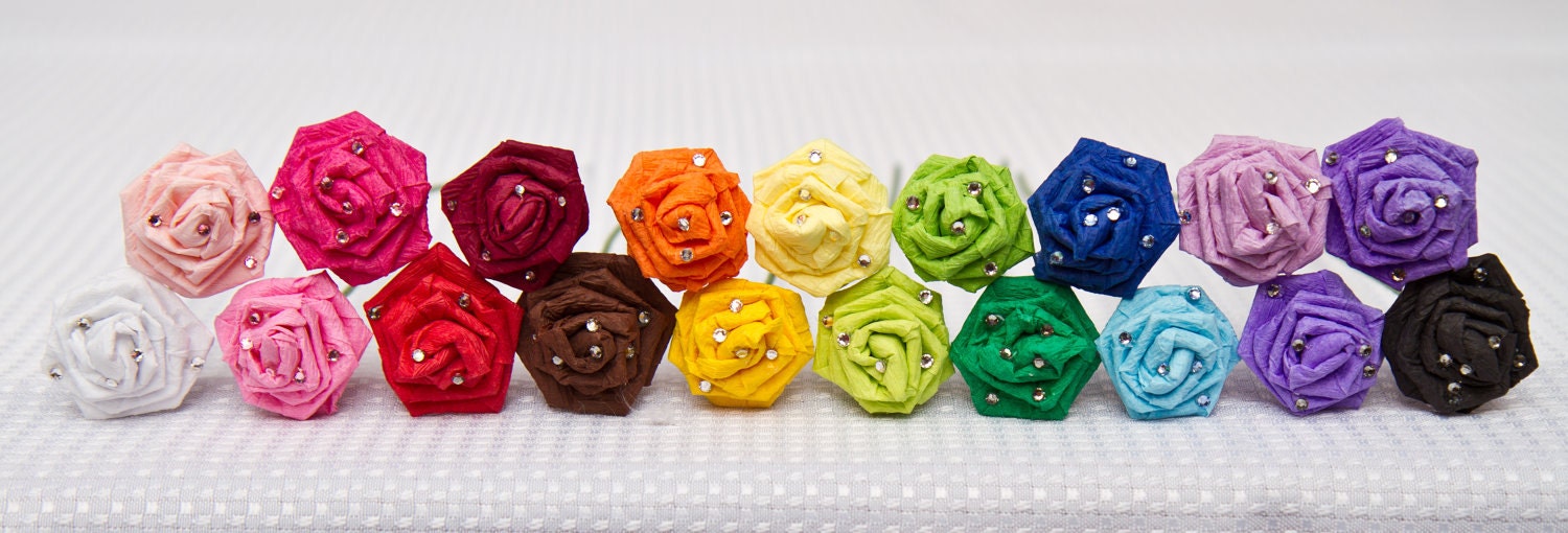 Swarovski Crystal Dew Drop Rosebuds