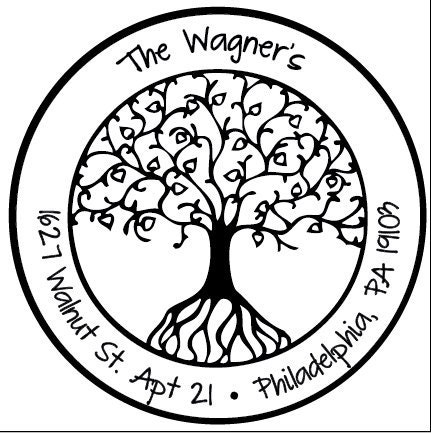 Family Tree - Personalized Wooden Stamp