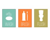 Customized Color Bathroom Printables
