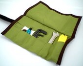 Bike Tool Roll-- ready to fill -- Wood Nymph