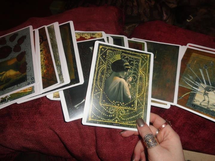 The Silent Tarot- handmade multimedia tarot deck