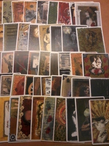 The Silent Tarot- handmade multimedia tarot deck