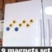 Legend of Zelda Magnets - Ocarina of Time Music Notes Magnet Set (9 magnets)