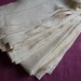 Pair of beautiful unused pure linen hand stitched sheets, French