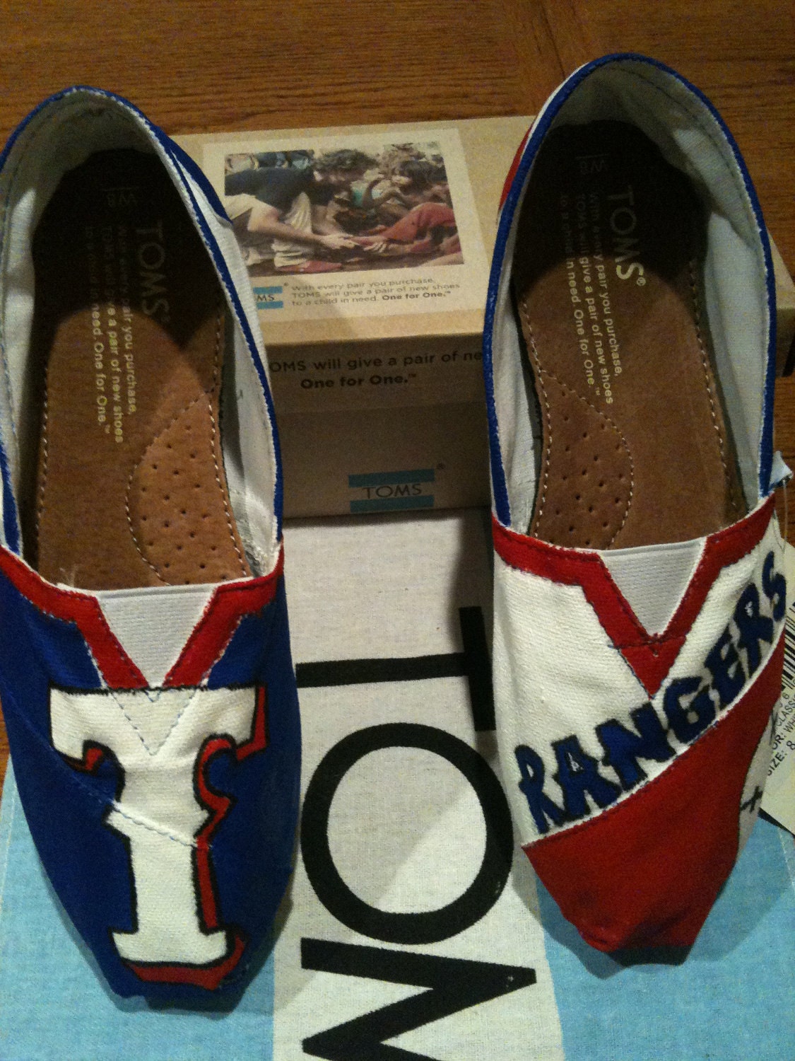 Texas Rangers TOMS
