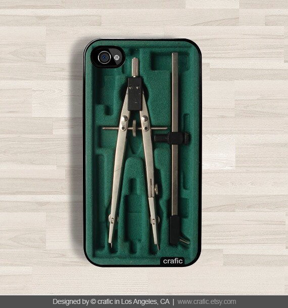 Drafting Box iPhone Hard Case / Fits iPhone 4, 4s